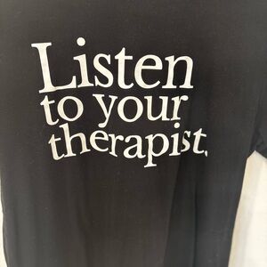 Tree of Life Black Tee with White Graphics